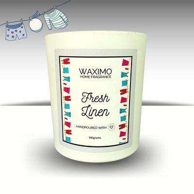 Fresh Linen - 500g Candle