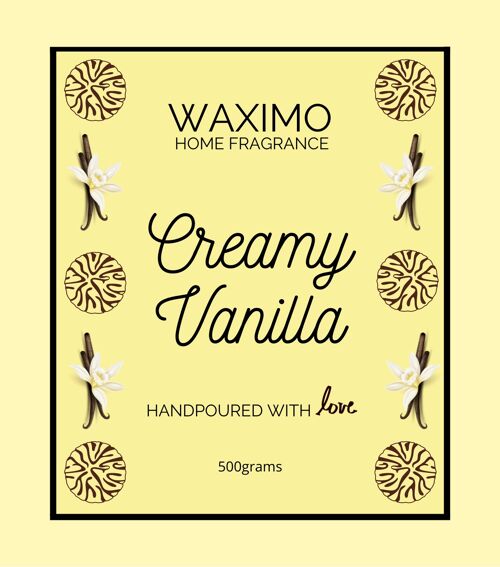 Creamy Vanilla - 500g Candle