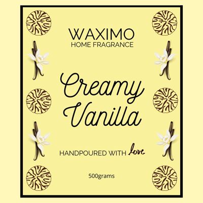 Creamy Vanilla - 500g Candle