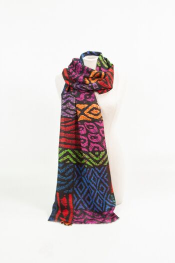 FOULARDS- ÉCHARPE – BUFANDA - Foulard "Nuit Africaine" 2