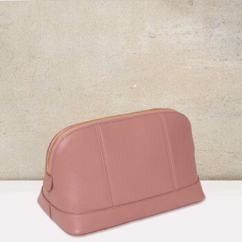 Washbag - Vanity Bag Full Leather Handmade Toiletry Bag 4