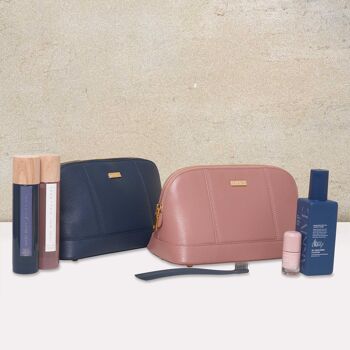 Washbag - Vanity Bag Full Leather Handmade Toiletry Bag 5