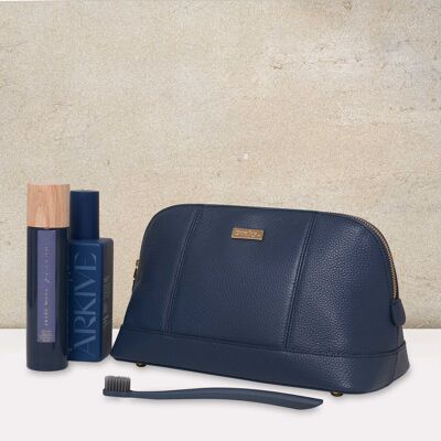 Washbag - Vanity Bag Full Leather Handmade Toiletry Bag