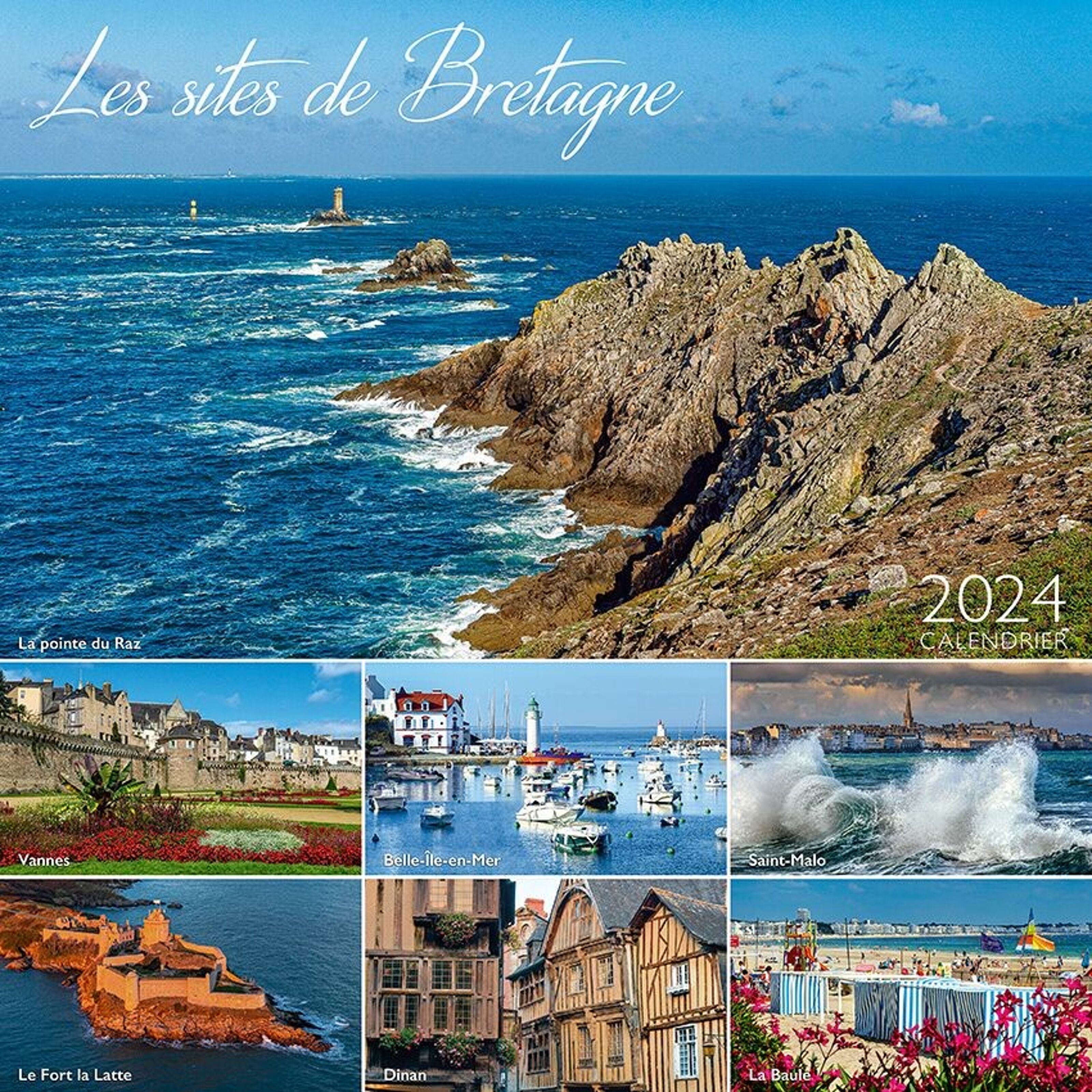 Buy wholesale 2024 CALENDAR THE MOST BEAUTIFUL SITES IN BRITTANY