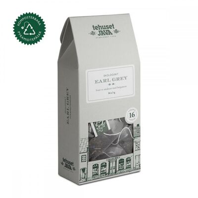 Paquete de 16 bolsitas de té orgánico Earl Grey especial