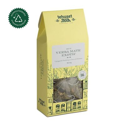 Yerba Mate Exotic Paquete de 16 bolsitas de té