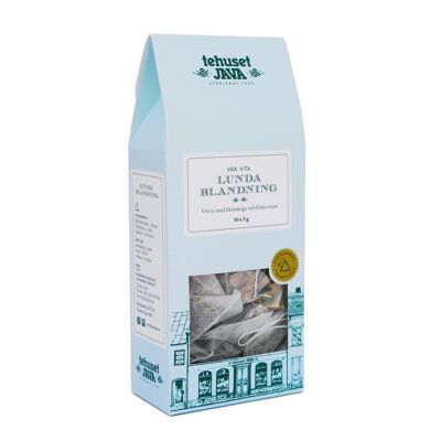 Mezcla de Lunda blanca paquete de 16 bolsitas de té