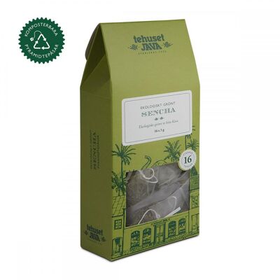 Paquete de 16 bolsitas de té Green Sencha orgánico