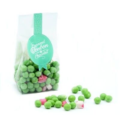 SACHET DE BONBONS POIS AU LARD - carton de 6 sachets de 150g