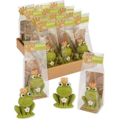 PÂTE D’AMANDE GRENOUILLE (18g) - présentoir 12 pcs