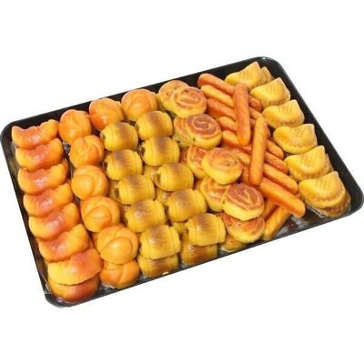 PASTA DE ALMENDRA VIENNOISERIES BANDEJA 2Kg - Surtido de 6 bollería