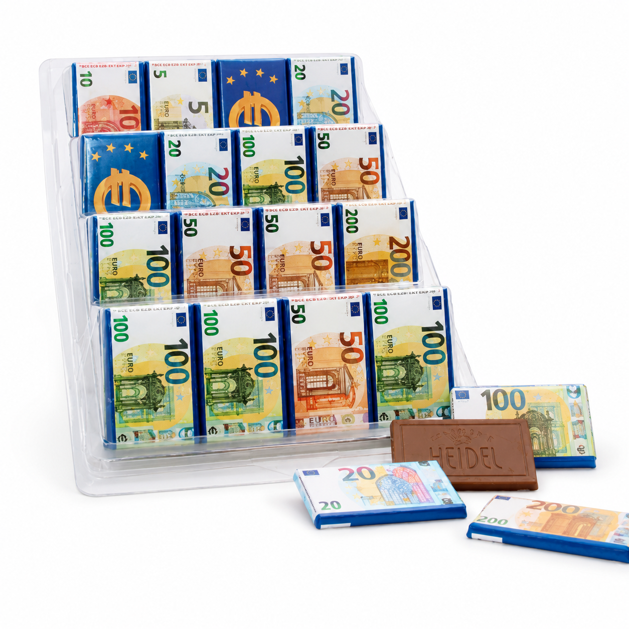 EXPOSITOR DE MINI BARRITAS DE CHOCOLATE TICKET 7,5g
