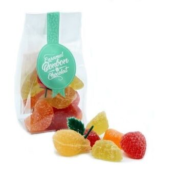 SACHET PÂTE DE FRUITS LUXE - carton de 6 sachets de 100g