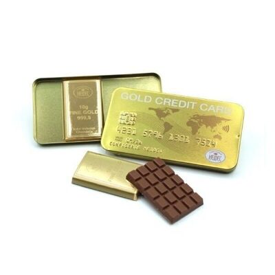 TABLETTES DE CHOCOLAT DANS UNE BOITE CB GOLD 30g - carton de 16pcs