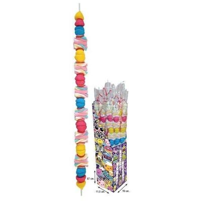 DISPLAY OF 12 GIANT MARSHMALLOW SKEWERS