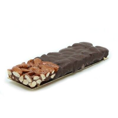 CHOCOLATE COATED ALMOND SNACKING BAR 100g