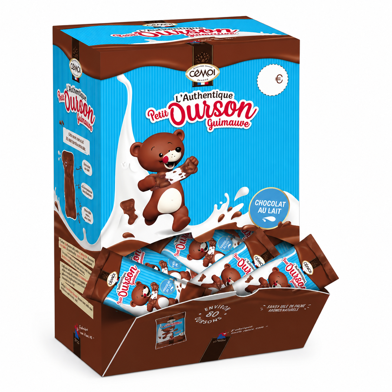 DISPENSADOR DE OSO DE LECHE AUTÉNTICA MARSHMALLOWS - 80uds.