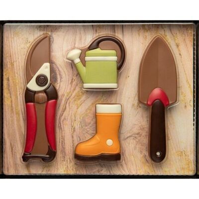 SET DE JARDIN DE CHOCOLATE CAJA INUSUAL - 5 cajas de 125g