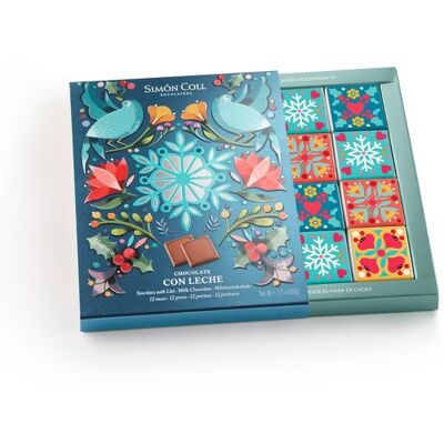 CAJA NAVIDAD CHOCOLATE CON LECHE NAPOLITANA - Caja de 10 cajas
