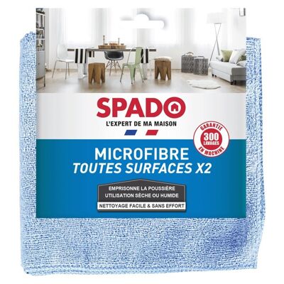 Spado microfibre toutes surfaces x 2