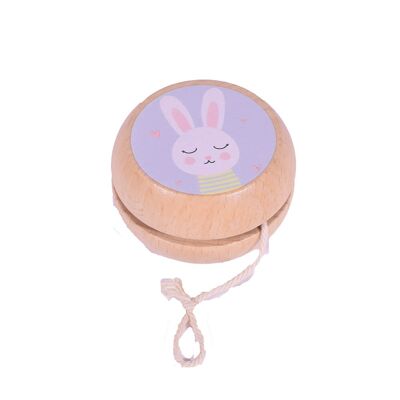 Wooden Yo-yo with Rabbit Design