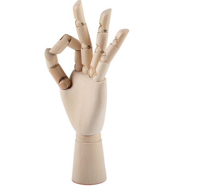 Mano decorativa in legno