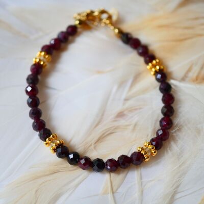 Bracelet paola grenat