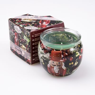 "Christmas Joy" rosehip scented fragrance candle