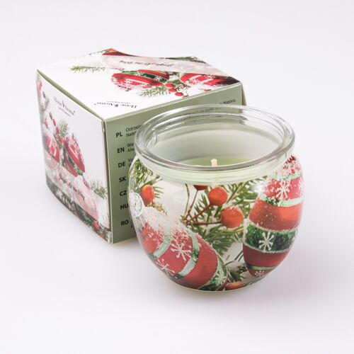 "Jingle all the way" vanilla cookie scented fragrance candle