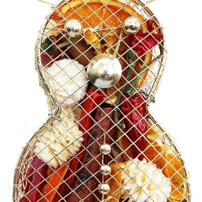 Snowman Metal Cage