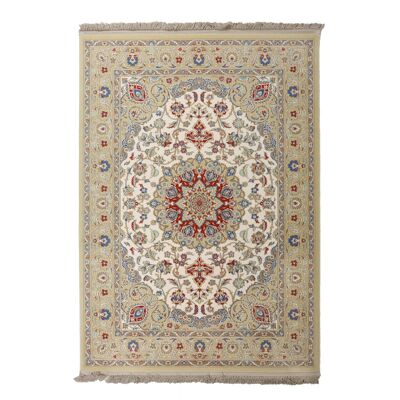 Tapis beige classique pure laine vierge 200x250cm - 3