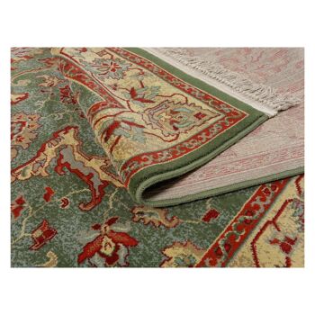 Tapis vert classique pure laine vierge 200x300cm 2