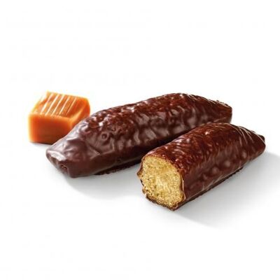 Chocobeurs Caramel - Salzbutterkaramell Madeleine mit Schokolade überzogen