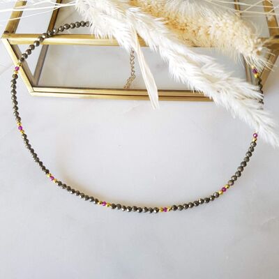 POLA RUBELLITE NECKLACE