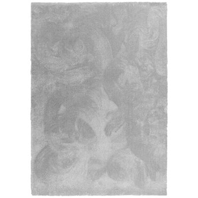 Light gray medium pile rug 240x300cm