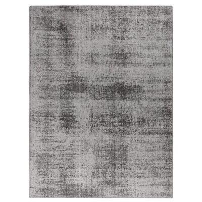 Recycled nylon rug Titanium color 200x290cm