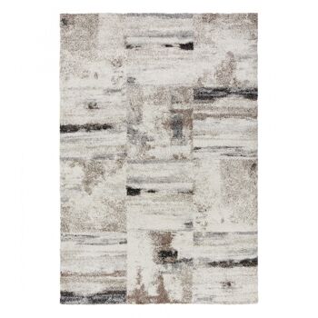 Tapis gris style abstrait moderne 160x230cm 1