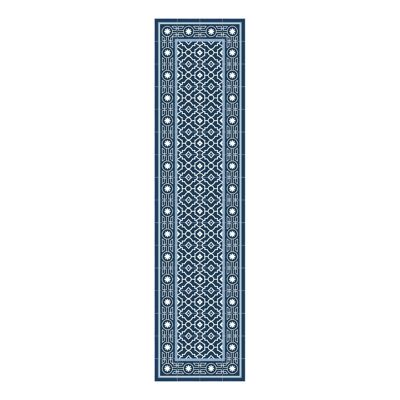 Vinyl carpet imitating hydraulic tiles 60x150cm