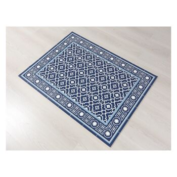 Tapis vinyle imitation dalles hydrauliques 60x150cm 2