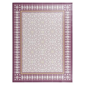 Tapis vinyle carrelage hydraulique style marocain 60x90cm 1