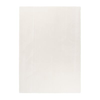 Alfombra de pura lana Star color Blanco 170x240cm