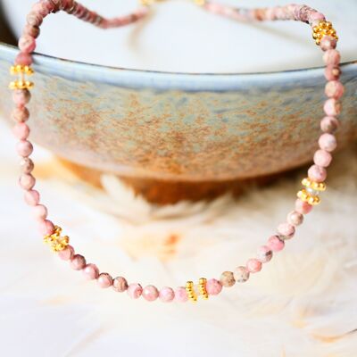 Collier paola rhodochrosite