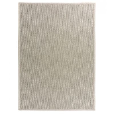 Maya Gradient Oat Teppich aus 100 % recycelter PET-Faser, 140 x 200 cm