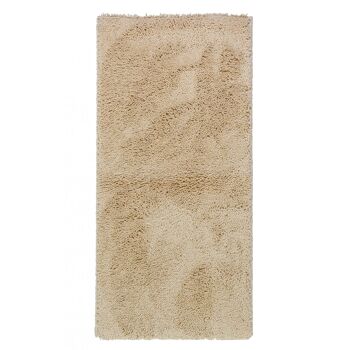 Tapis à poils longs 100% Pure Laine Pradera Beige 90x120cm 1