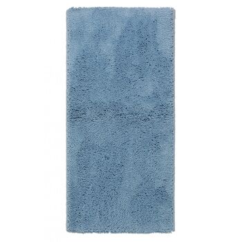 Tapis à poils longs 100% Pure Laine des Prairies Bleu 120x160cm 1