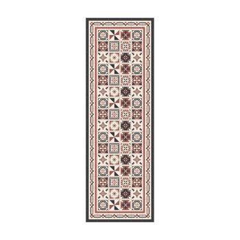 Tapis en vinyle carreaux hydrauliques modernistes 90x270cm - 3 1