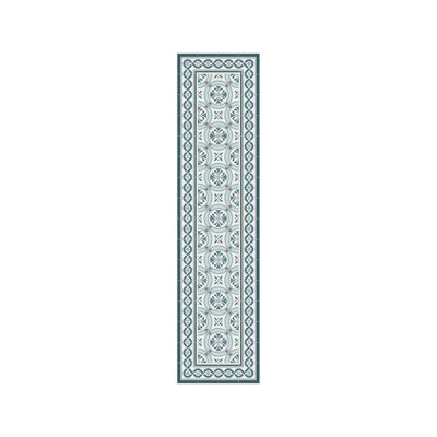 Modernist hydraulic tile vinyl rug 60x240cm - 4