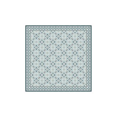 Vinyl rug modernist hydraulic tiles 180x180cm - 4