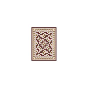 Tapis vinyle tuile hydraulique moderniste 90x120cm - 7 1