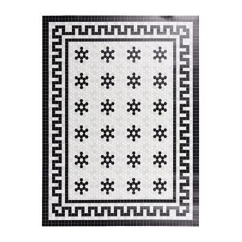 Tapis vinyle tuile hydraulique moderniste 90x120cm - 8 1